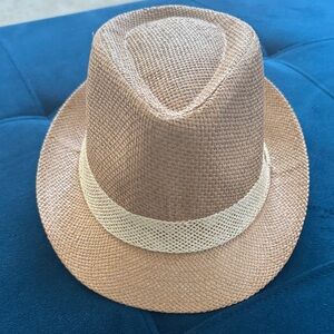 Amazon Tan and Cream Fedora Hat